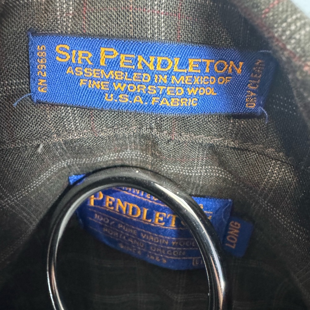 Pendleton Sir Pendleton Men’s Size Large Long Oli… - image 5